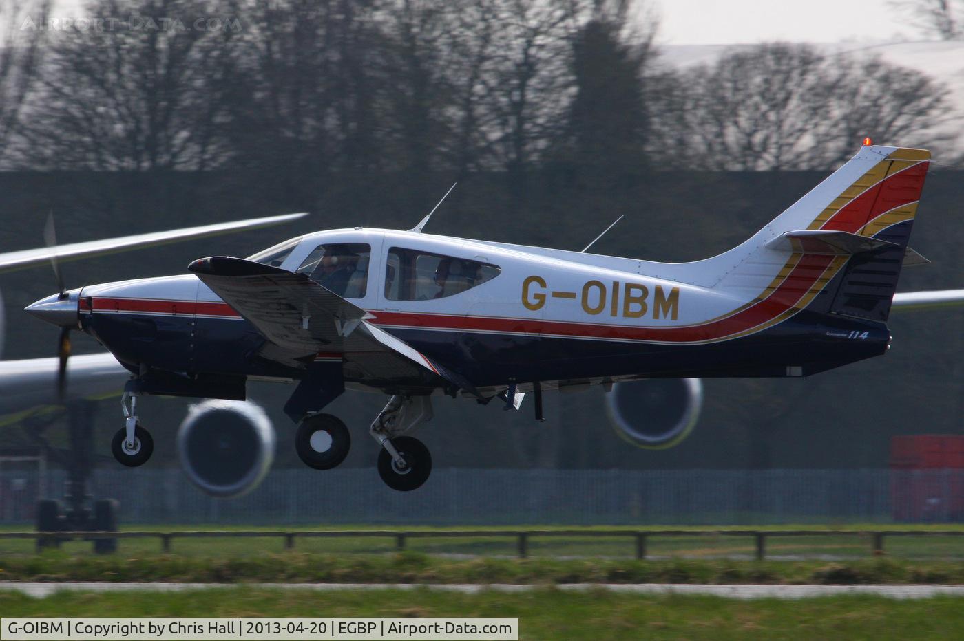 G-OIBM, 1977 Rockwell Commander 114 C/N 14295, visitor to the Rockwell Commander fly-in at Kemble