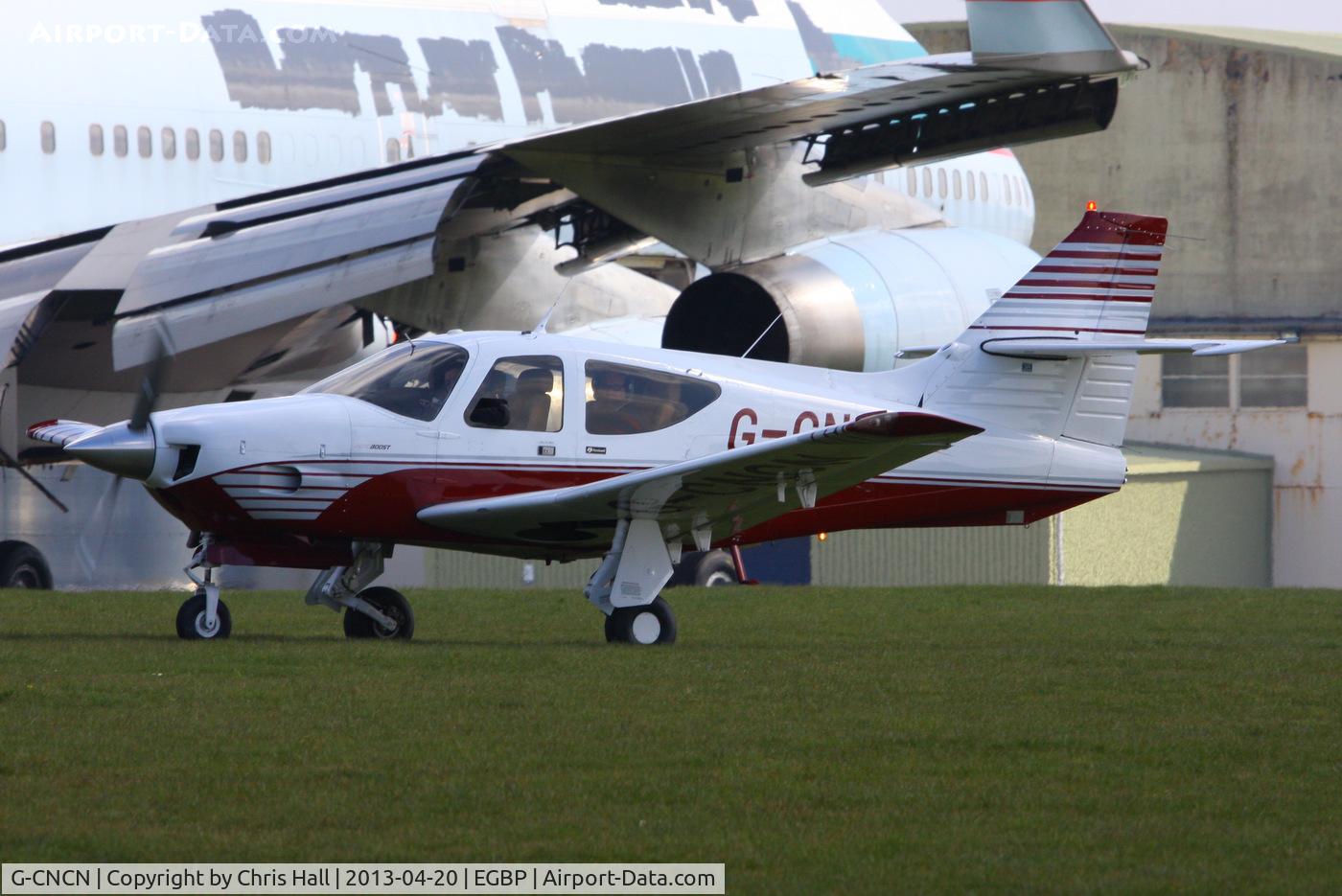 G-CNCN, 1977 Rockwell Commander 112TCA C/N 13151, visitor to the Rockwell Commander fly-in at Kemble