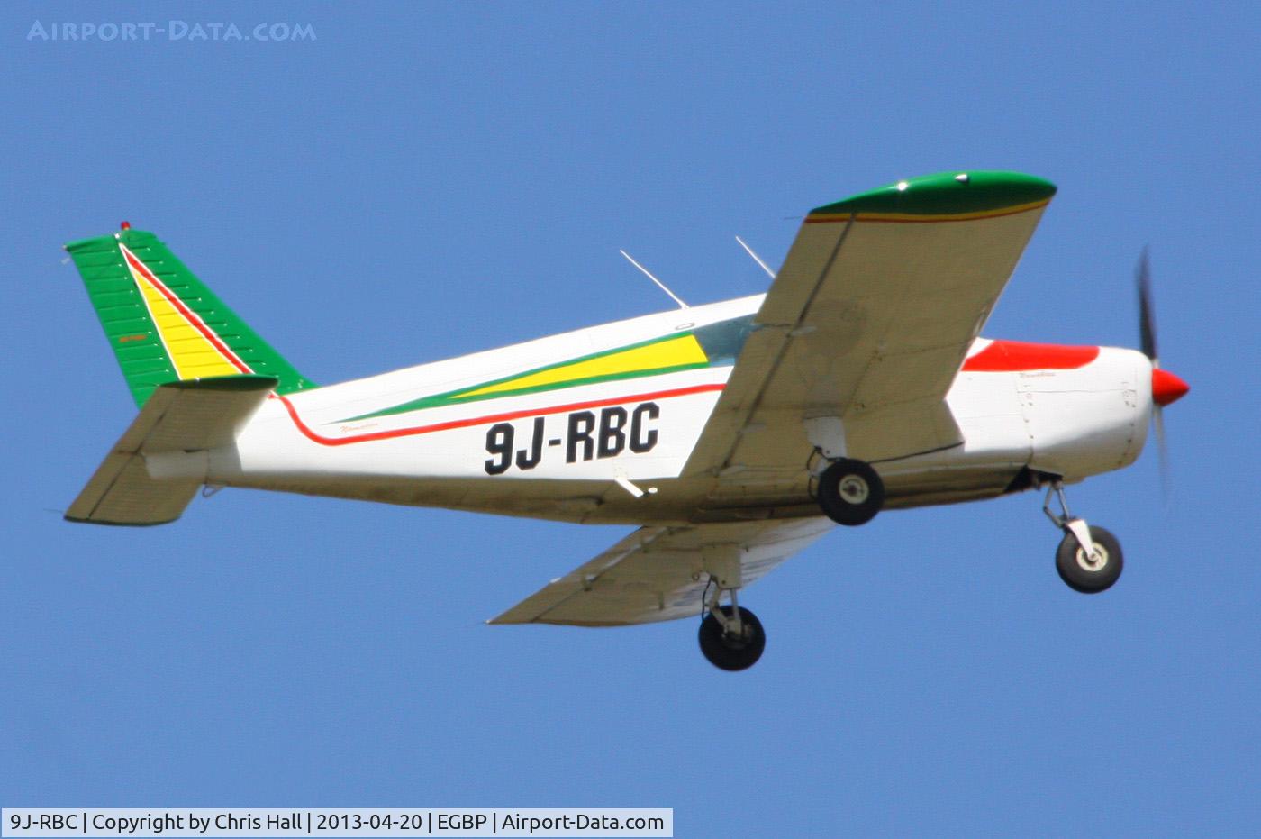 9J-RBC, 1965 Piper PA-28-140 Cherokee C/N 28-20693, departing from Kemble back to its home base at North Weald