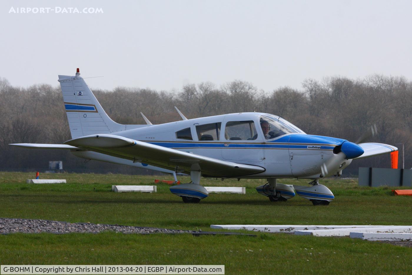 G-BOHM, 1973 Piper PA-28-180 Cherokee C/N 28-7305287, Kemble resident