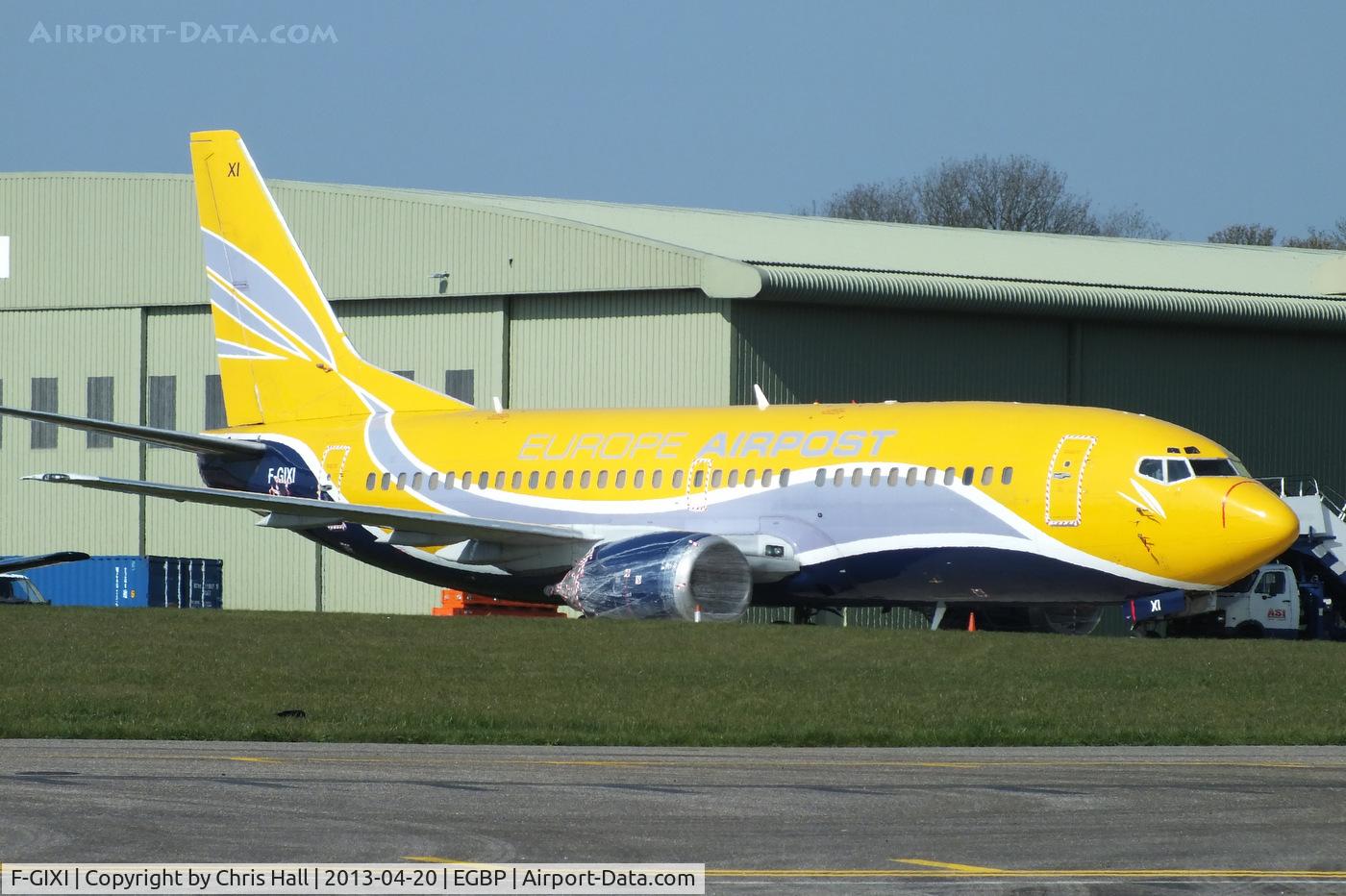 F-GIXI, 1987 Boeing 737-348F C/N 23809, ex Europe Airpost B737, due to be reregistered as N809QC