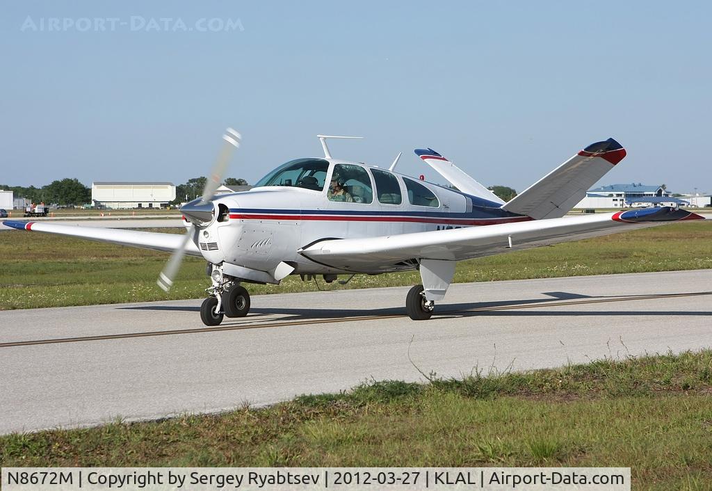 N8672M, 1963 Beech P35 Bonanza C/N D-7266, Sun'n-Fun 2012