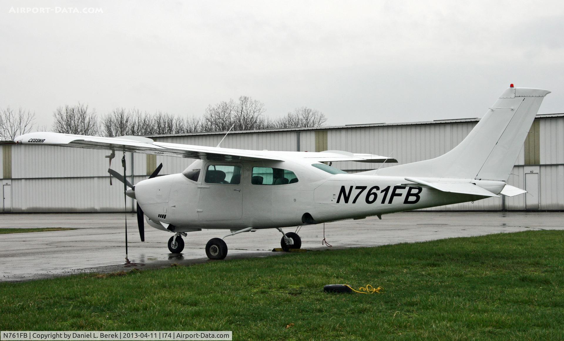 N761FB, 1977 Cessna 210M Centurion C/N 21062212, This 1977-vintage aircraft now appears in a Euro-white scheme.