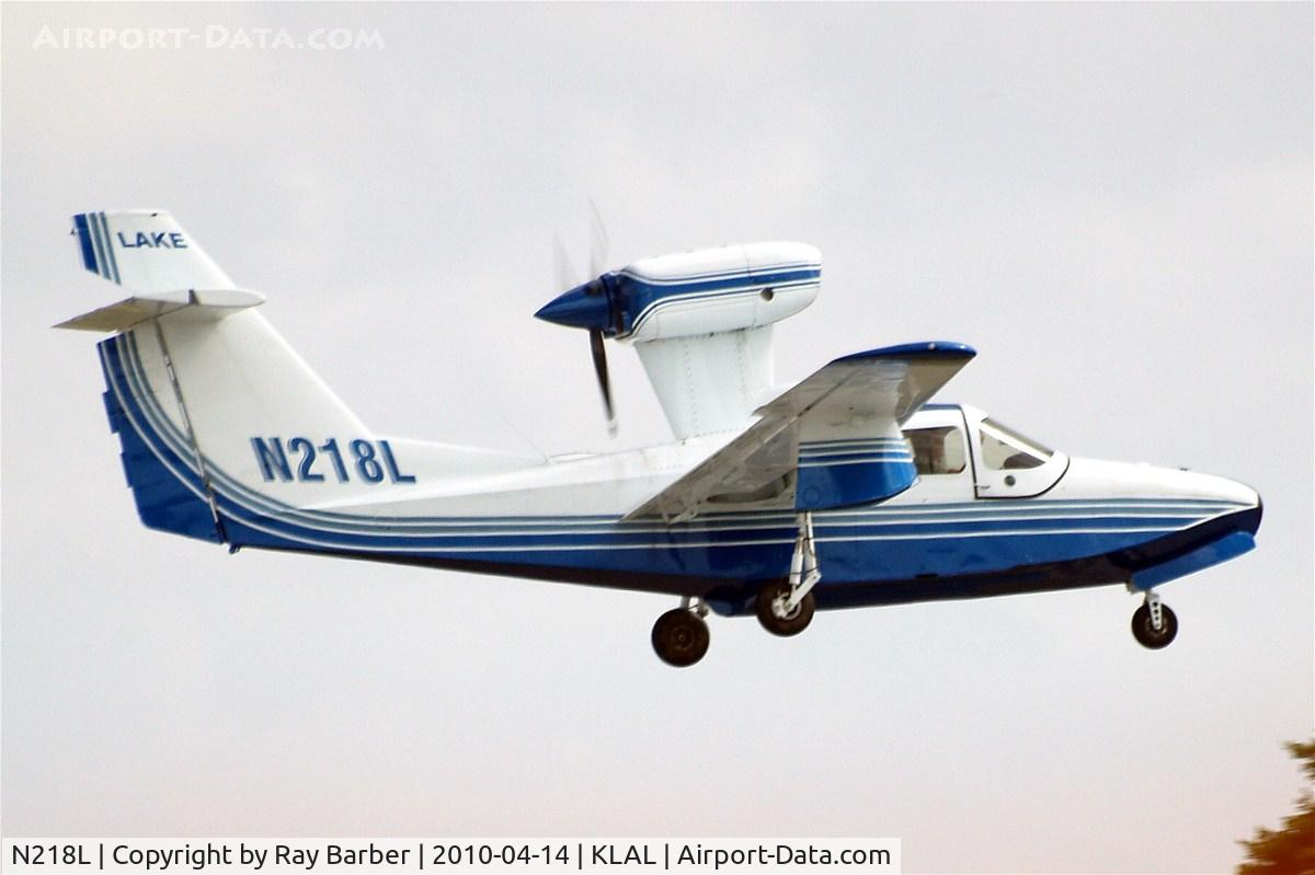 N218L, Aerofab Inc Lake LA-250 C/N 68, Lake LA-250 Renegade [68] Lakeland-Linder~N 14/04/2010