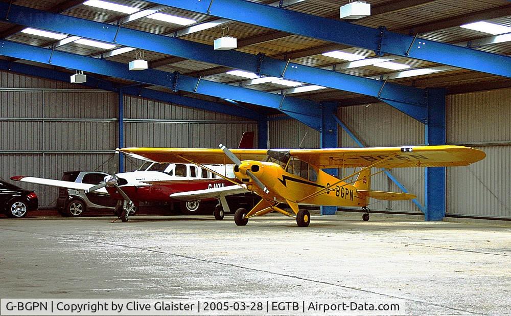 G-BGPN, 1978 Piper PA-18-150 Super Cub C/N 18-7909044, Originally owned to, C.S.E. Aviation Ltd in April 1979 and currently in private hands since November 2000