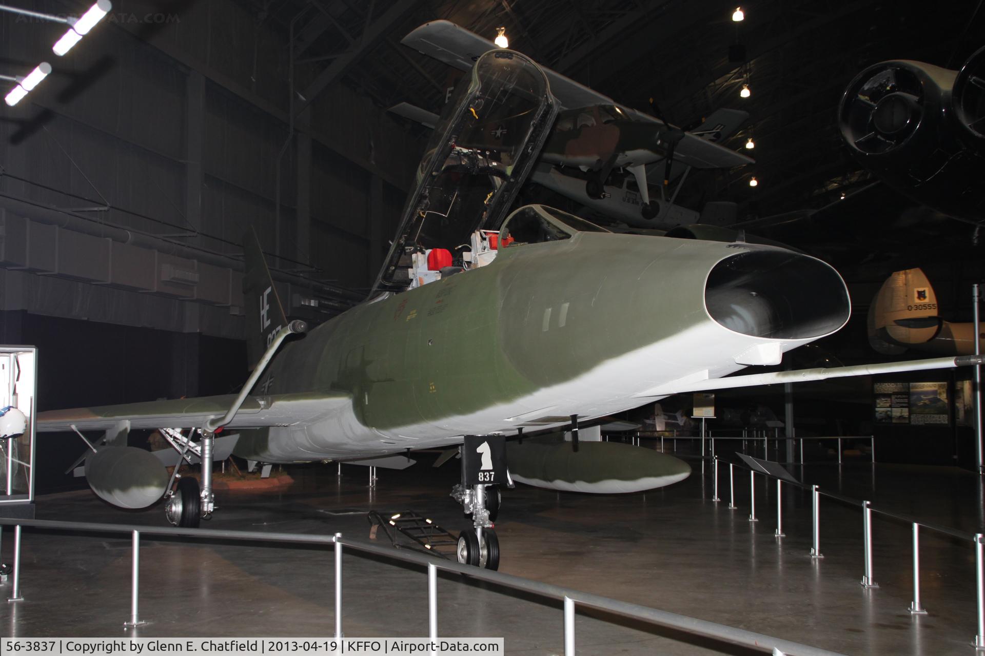 56-3837, 1958 North American F-100F Super Sabre C/N 243-113, In the Vietnam War gallery