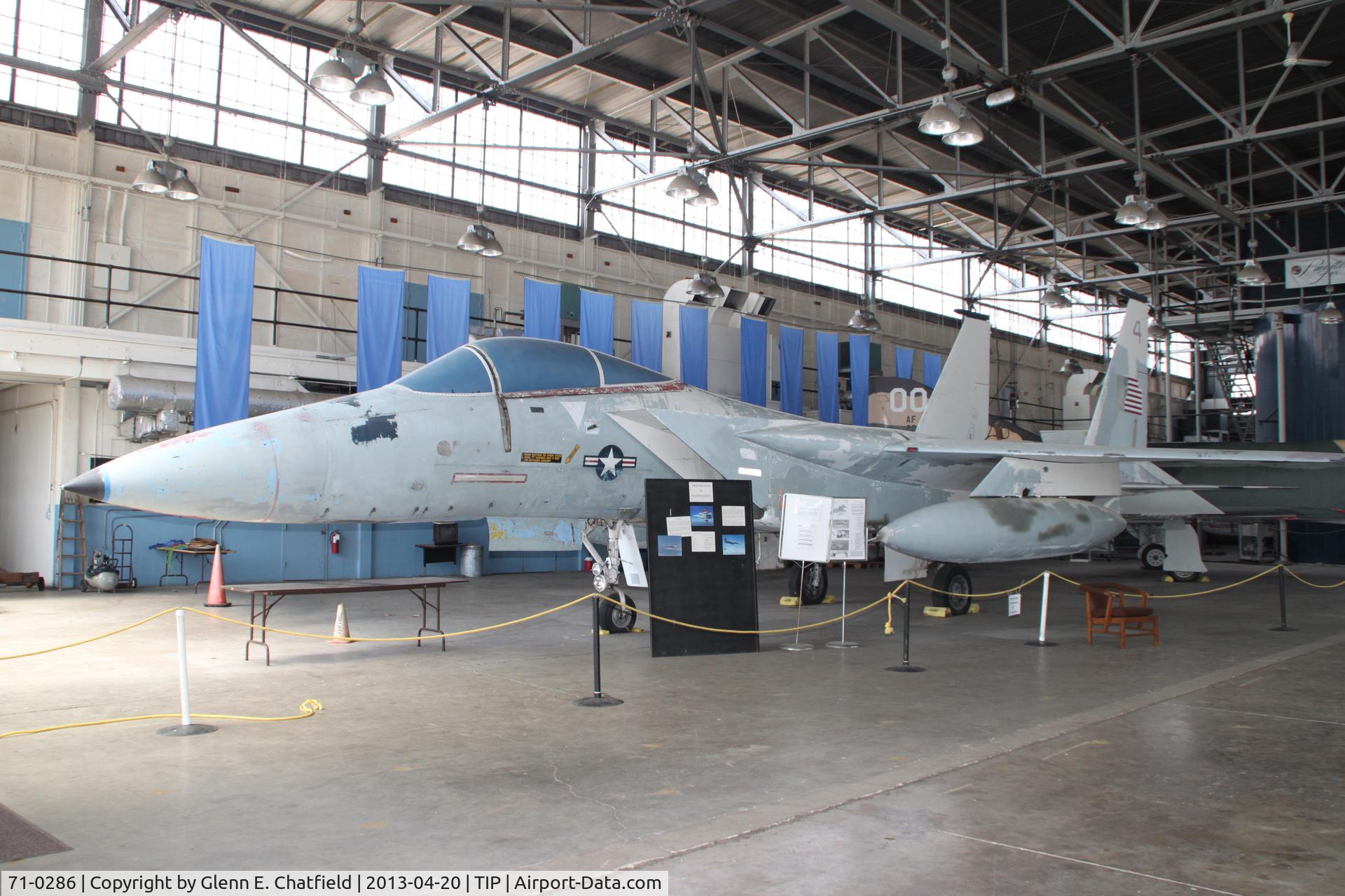 71-0286, 1972 McDonnell Douglas F-15A Eagle C/N 0007/A007, Chanute Air Museum