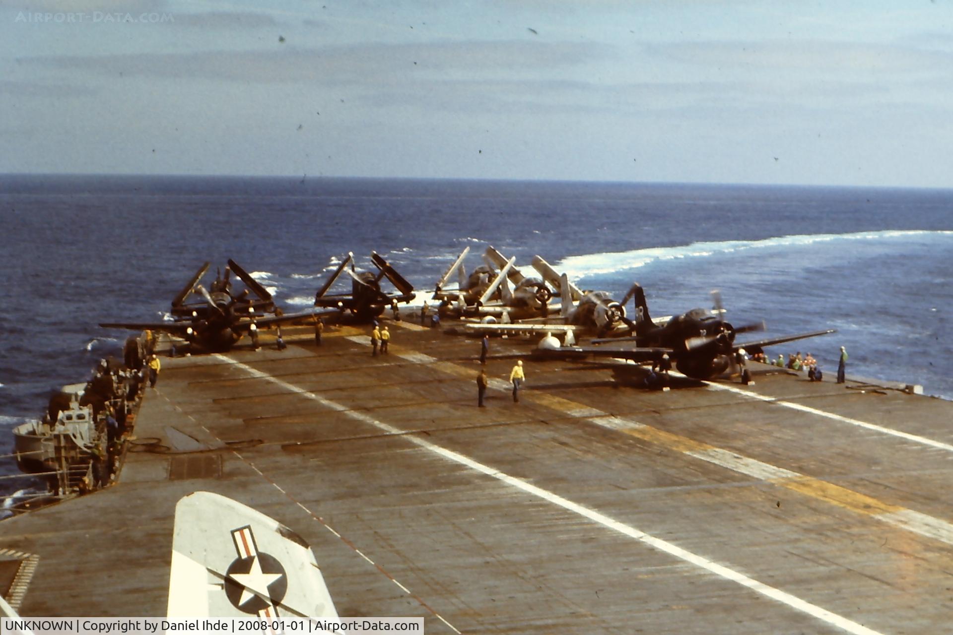 UNKNOWN, Miscellaneous Various C/N unknown, A-5's/A-6's on deck