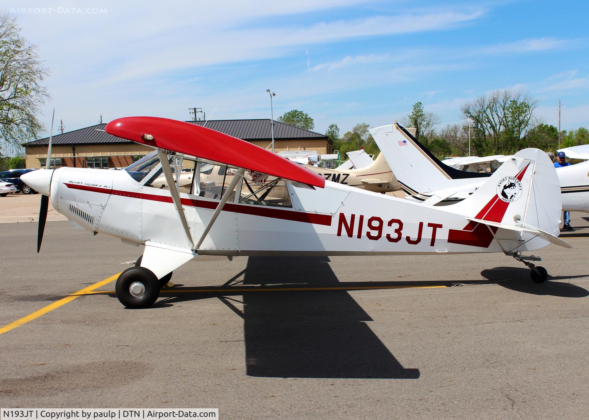 N193JT, 1993 Aviat A-1 Husky C/N 1233, At Downtown Shreveport.