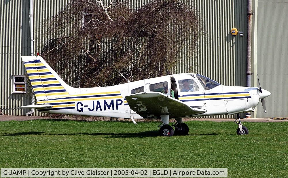 G-JAMP, 1975 Piper PA-28-151 Cherokee Warrior C/N 28-7515026, Ex: N44762 > G-BRJU > G-JAMP - Originally owned to, Technology & Marketing Ltd in August 1989 as G-BRJU. Originally owned to, C.S.E. Aviation Ltd in April 1995 as G-JAMP and currently owned to, Lapwing Flying Group Ltd since August 2003.