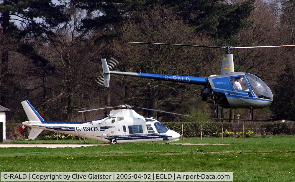 G-RALD, 1981 Robinson R22 C/N 0218, Ex: N9074K > (G-BMXI) > G-CHIL > G-RALD > D-H*** - Originally owned to in private hands in September 1986 as G-CHIL with Heli Air Ltd since January 1996 as G-RALD. To D-H***
