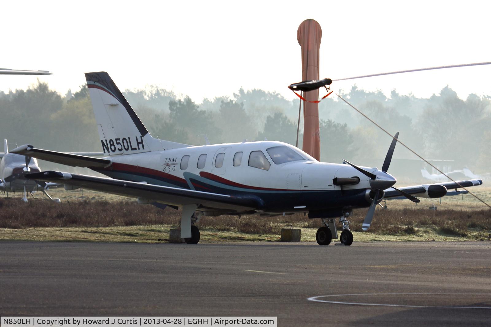N850LH, 2006 Socata TBM-700 C/N 374, TBM.850 N850LH parked at Bournemouth Handling.