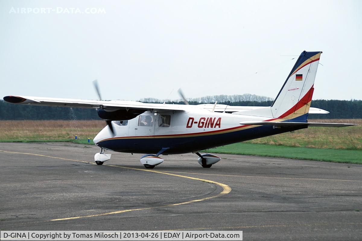 D-GINA, Partenavia P-68B C/N 59, Airport Strausberg, Germany
