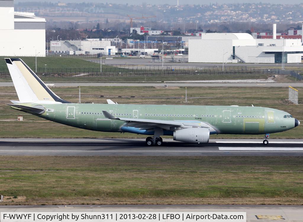 F-WWYF, 2013 Airbus A330-243 C/N 1402, C/n 1402 - For China Eastern Airlines