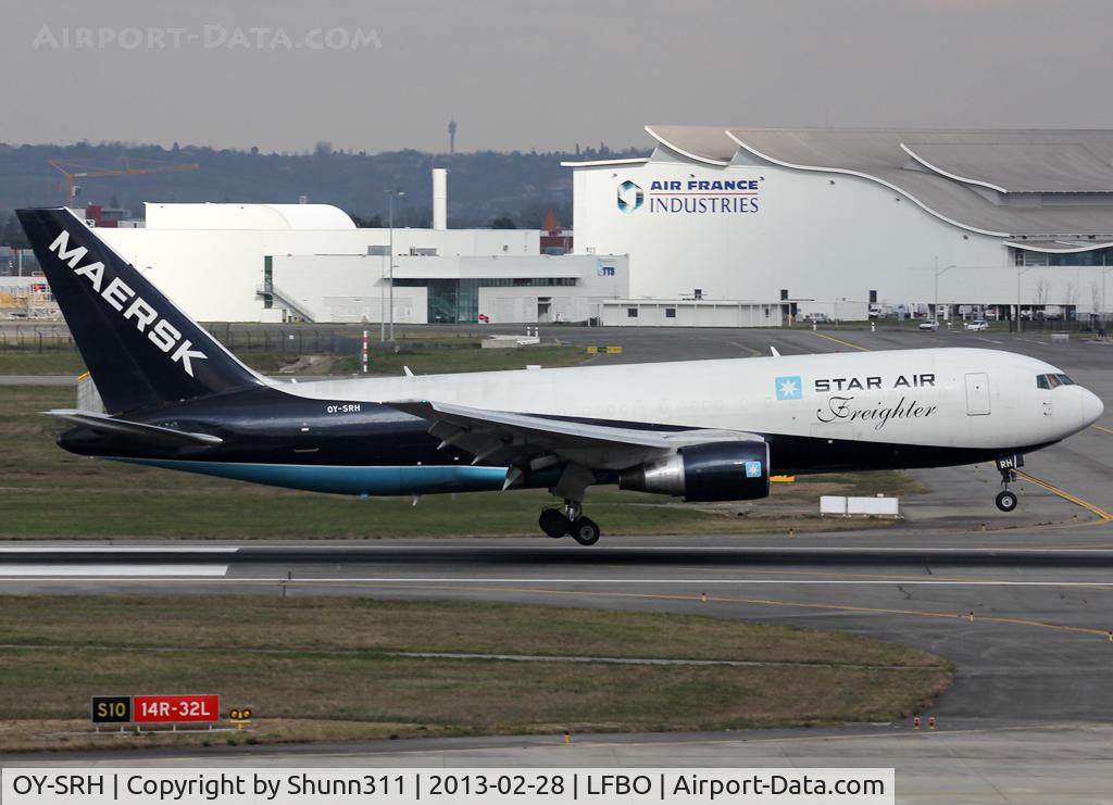 OY-SRH, 1989 Boeing 767-204 C/N 24457, Landing rwy 14R