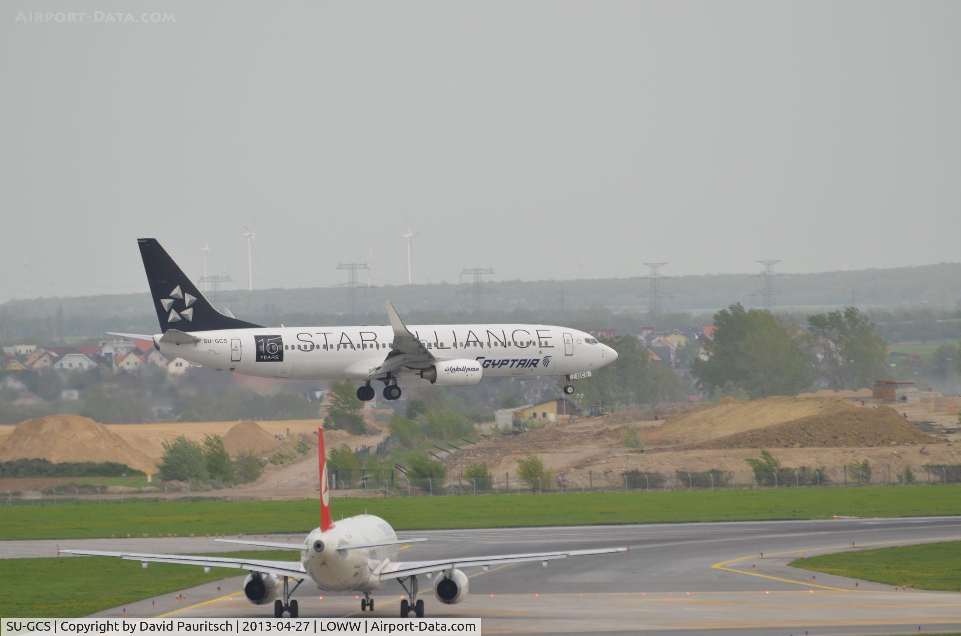 SU-GCS, 2008 Boeing 737-866 C/N 35563, Star Alliance!