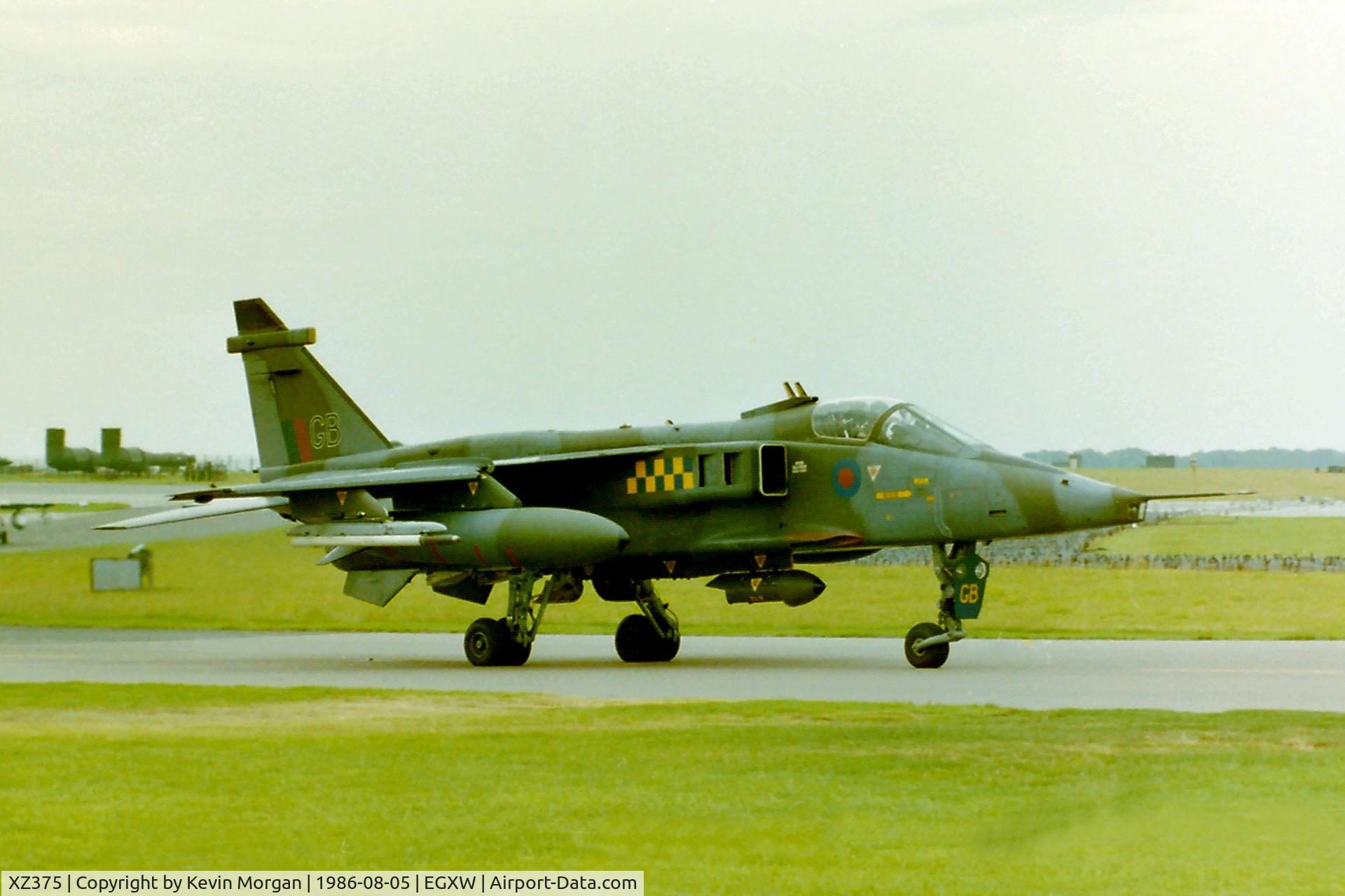 XZ375, 1976 Sepecat Jaguar GR.1A C/N S.142, XZ375/GB 54Sq. RAF Waddington Tactical Fighter Meet