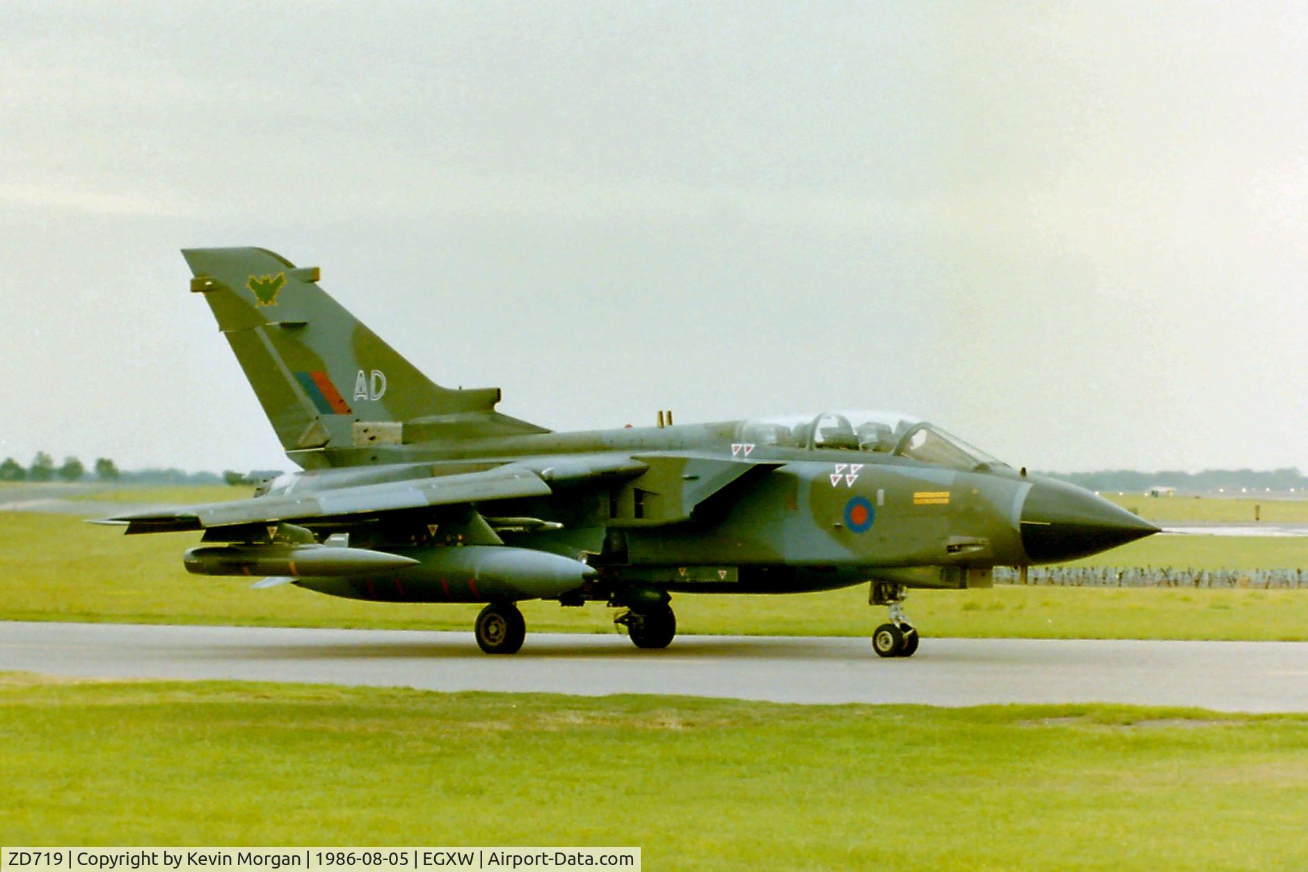 ZD719, 1984 Panavia Tornado GR.1 C/N 348/BS120/3161, ZD719/AD 9Sq at RAF Waddington Tactical Fighter Meet