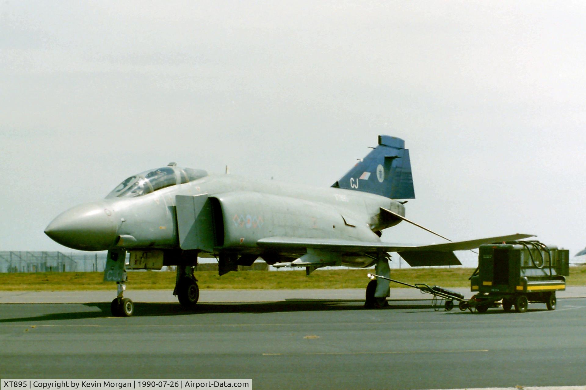 XT895, 1968 McDonnell Douglas Phantom FGR2 C/N 2417/0005, XT895/CJ 228OCU at RAF Brawdy Airshow 26/07/90