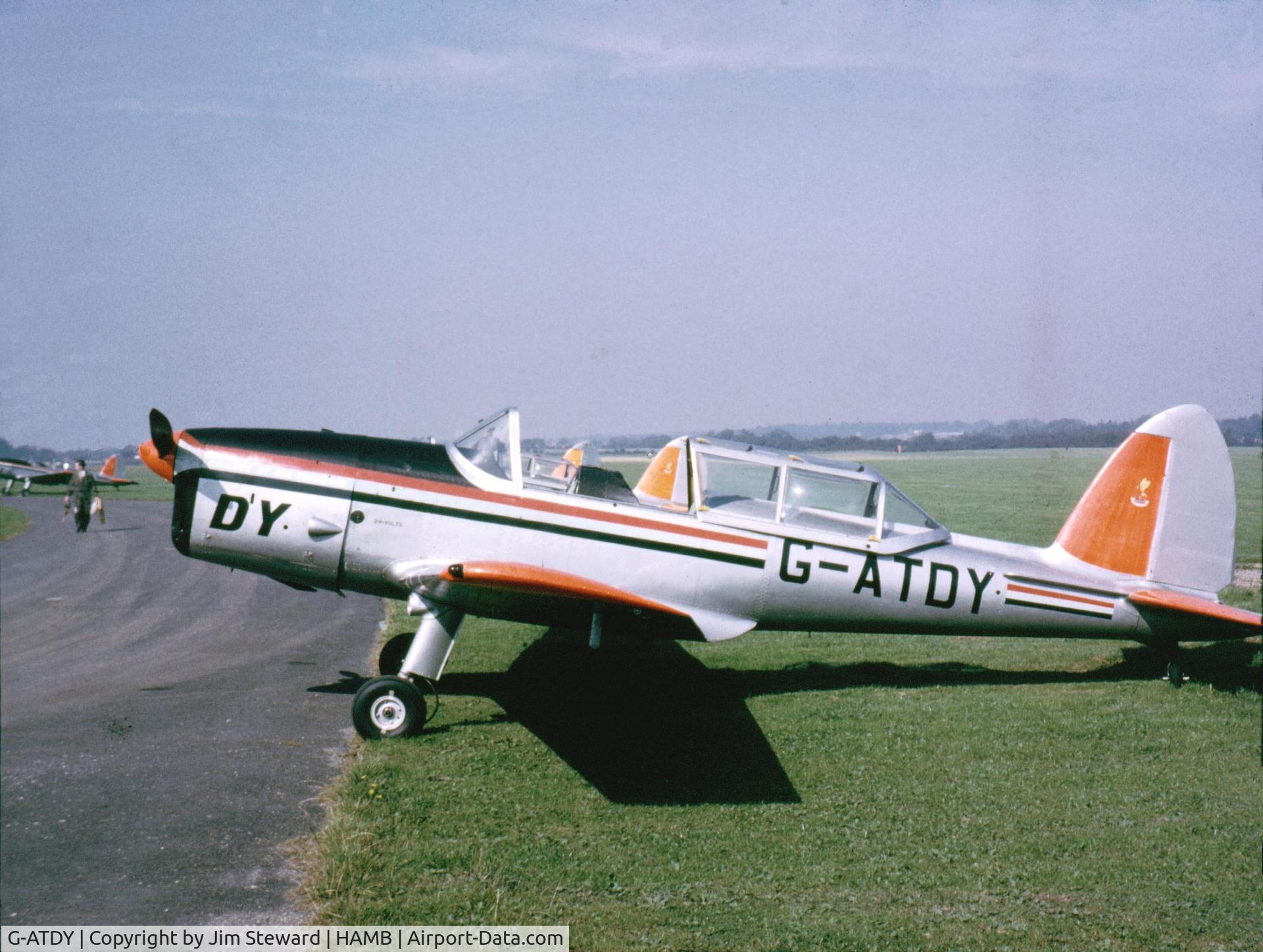 G-ATDY, 1961 De Havilland DHC-1 Chipmunk 22 C/N C1/0492, 1965 at College of Air Training