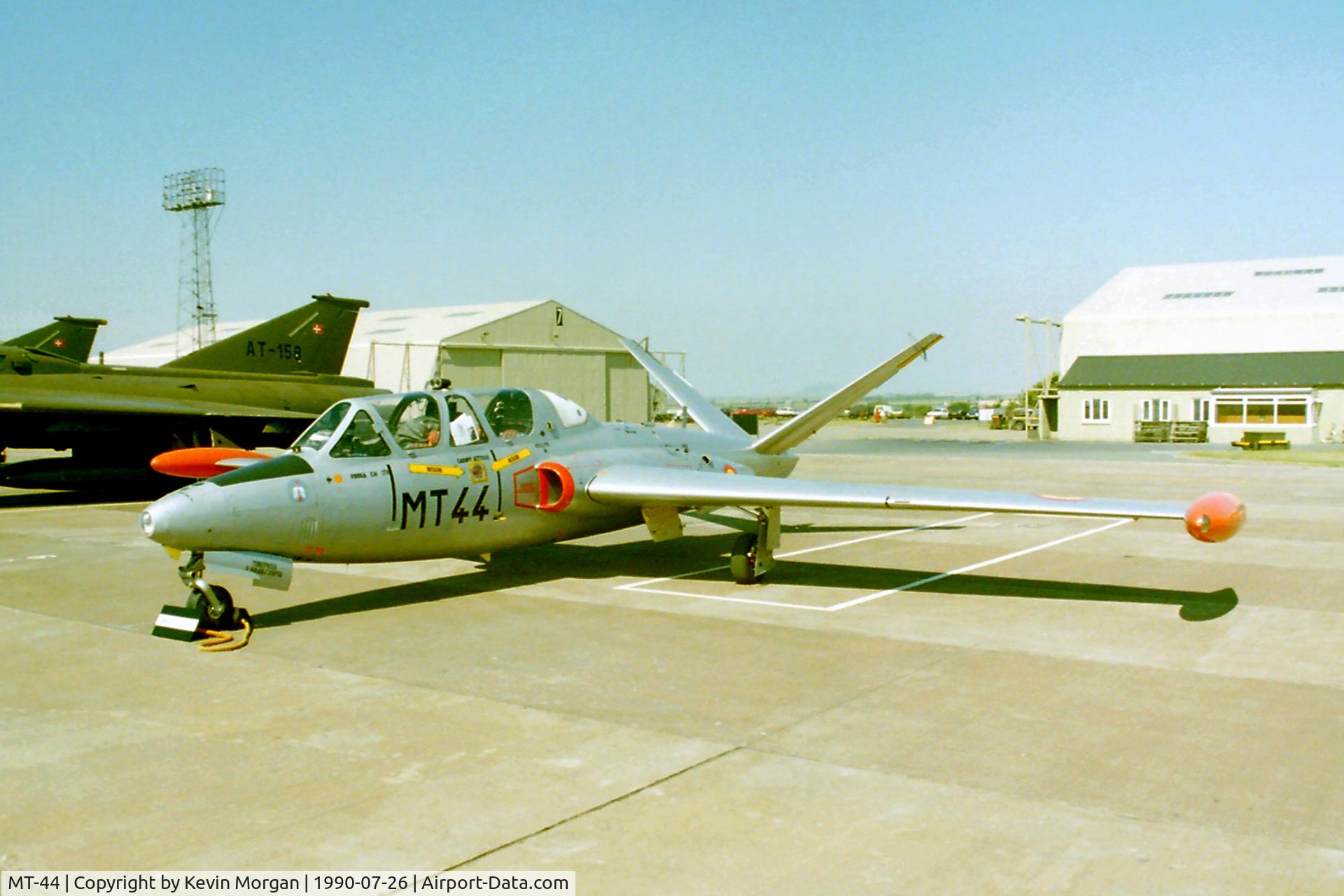 MT-44, Fouga CM-170R Magister C/N 323, Raf Brawdy Airshow UK 26/07/1990