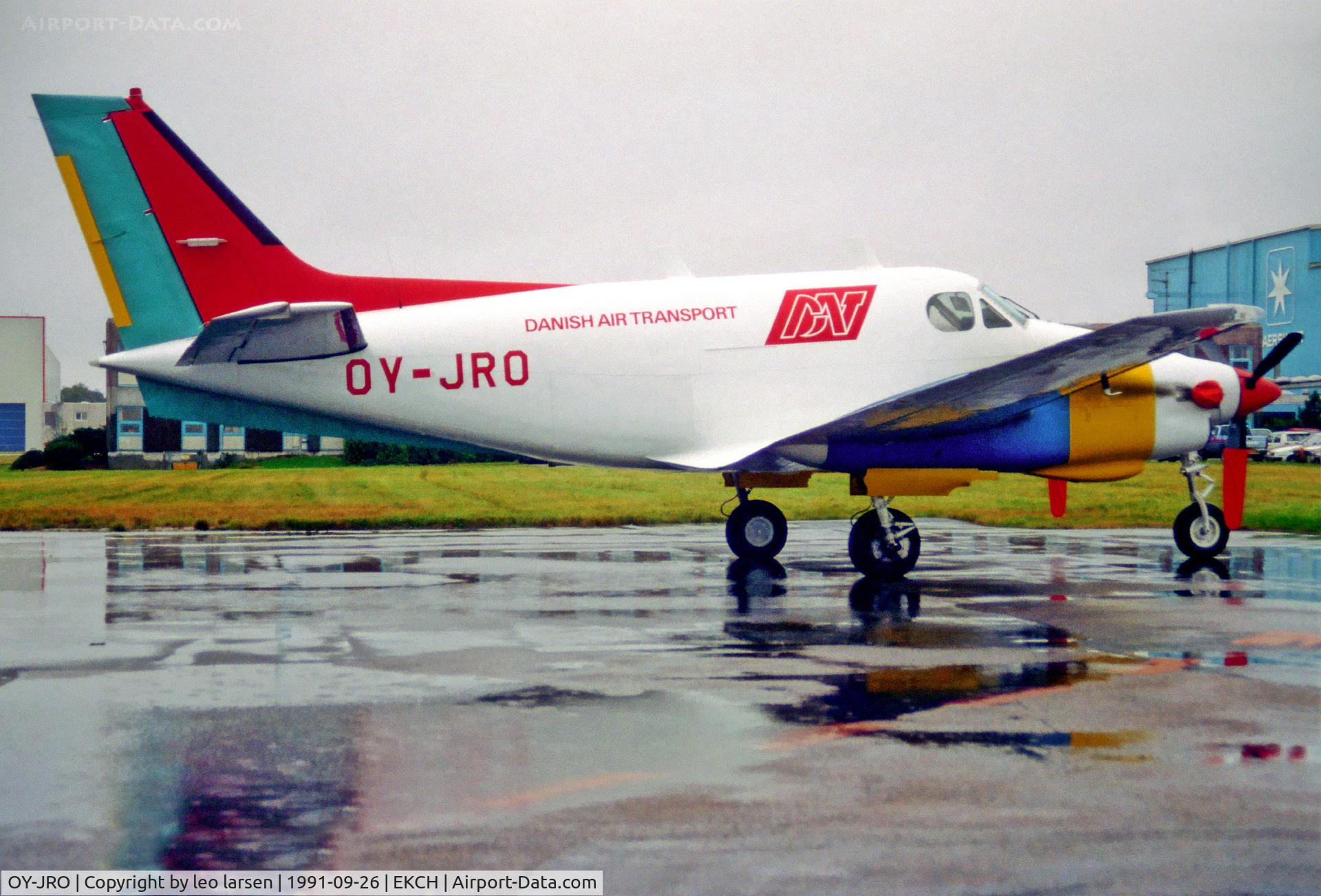 OY-JRO, 1968 Beech B90 King Air C/N LJ-327, New delevery to DAT CPH 26.9.91