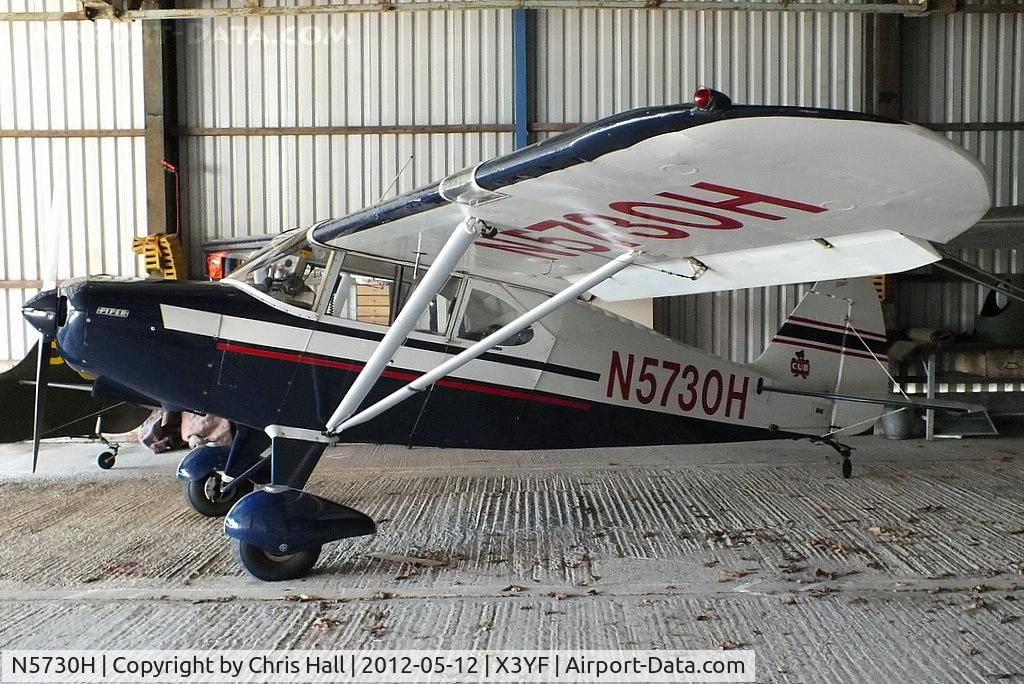 N5730H, 1949 Piper PA-16 Clipper C/N 16-342, at Yeatsall Farm, Abbots Bromley
