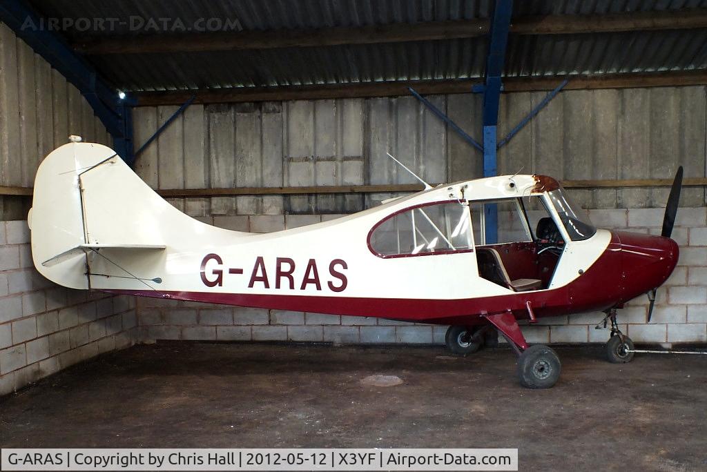 G-ARAS, 1960 Champion 7FC Tri-Traveler C/N 396, at Yeatsall Farm, Abbots Bromley
