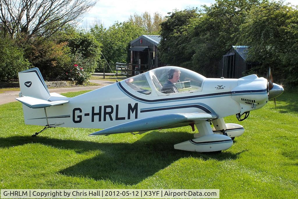 G-HRLM, 1989 Brugger MB-2 Colibri C/N PFA 043-10118, at Yeatsall Farm, Abbots Bromley