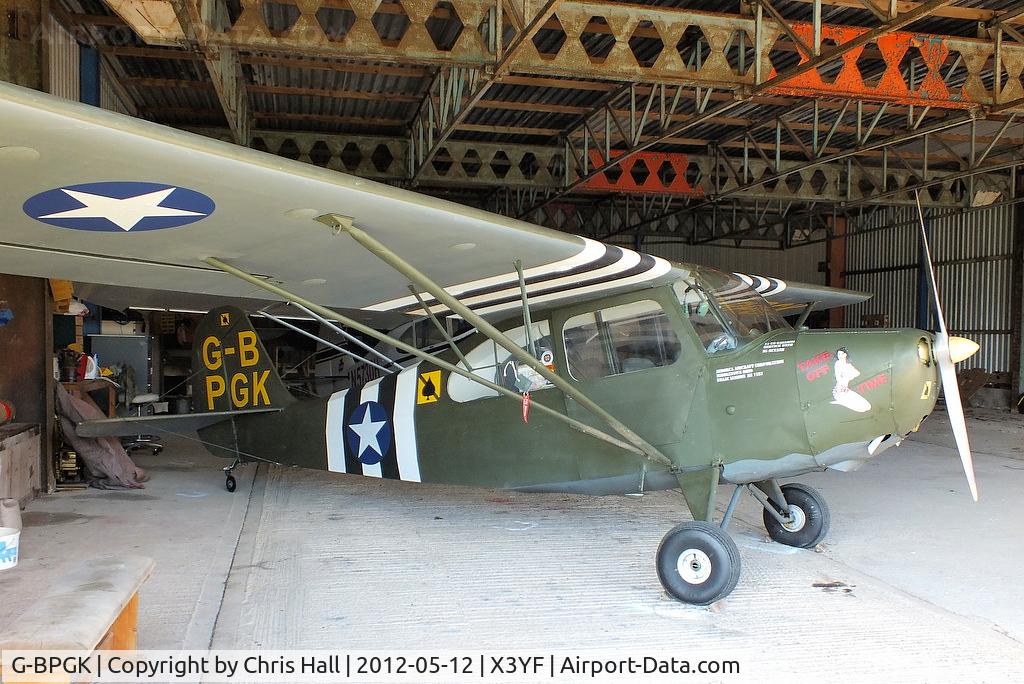G-BPGK, 1956 Aeronca 7AC Champion C/N 7AC-7187, at Yeatsall Farm, Abbots Bromley