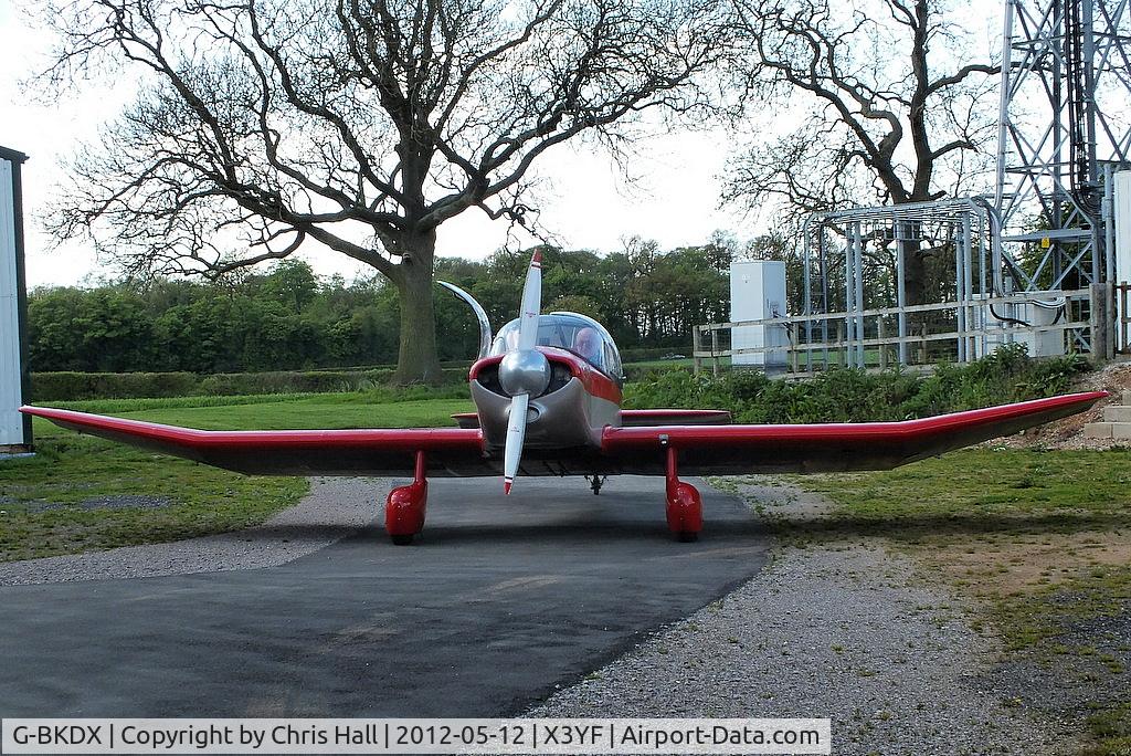 G-BKDX, 1960 SAN Jodel DR-1050 Ambassadeur C/N 55, at Yeatsall Farm, Abbots Bromley