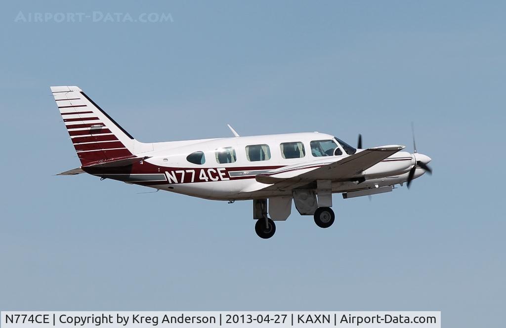 N774CE, 1977 Piper PA-31-325 Navajo C/R C/N 31-7712047, Piper PA-31-325 Navajo taking off runway 13.