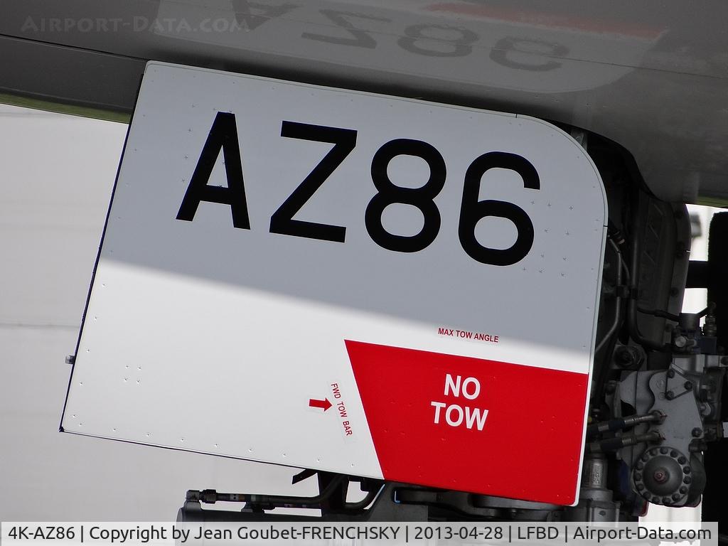 4K-AZ86, 2008 Airbus A340-542 C/N 894, Azerbaijan Airlines