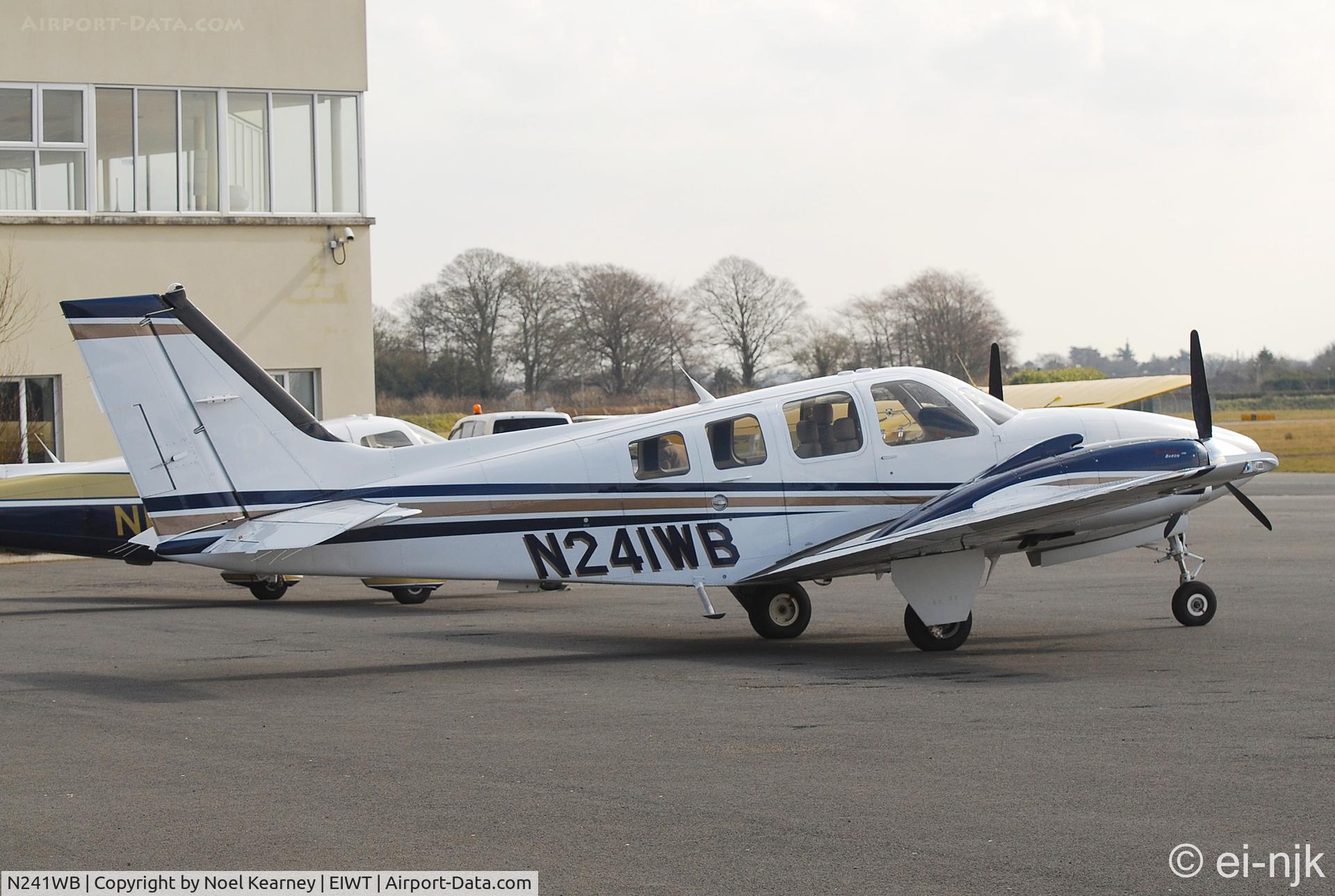 N241WB, Hawker Beechcraft Corp G58 Baron C/N TH-2246, Parked on the apron at Weston.