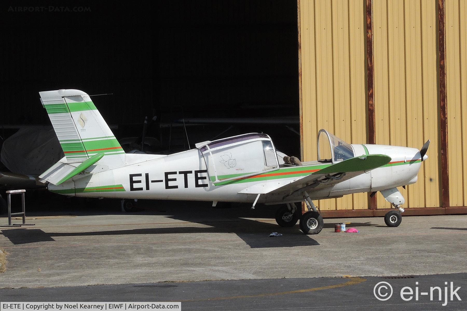 EI-ETE, Morane-Saulnier MS-880B Rallye Club C/N 1733, Receiving maintenance at Waterford Airport.