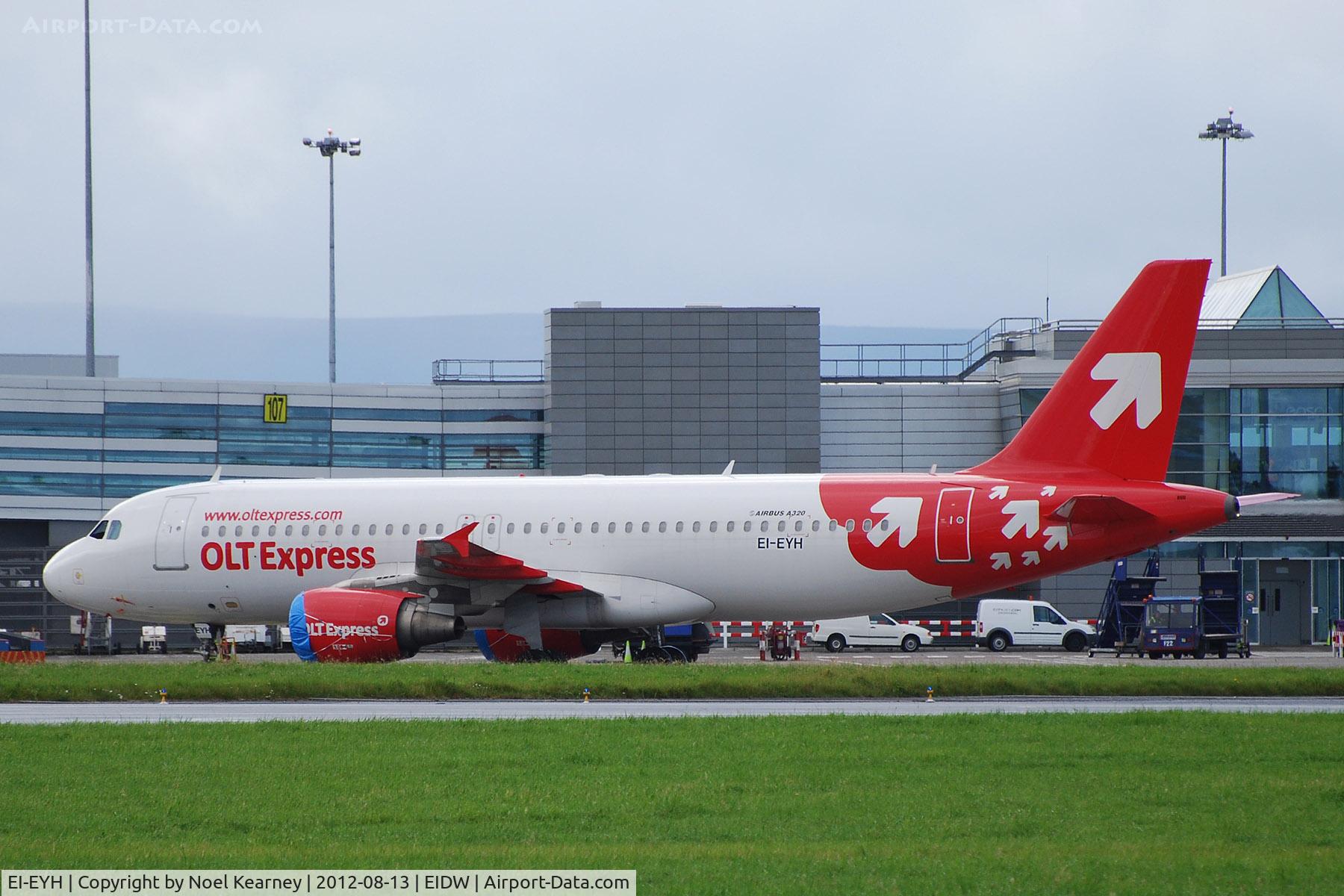 EI-EYH, 1999 Airbus A320-214 C/N 973, Returned from OLT Express, this airbus is seen in storage at Dublin 2012.