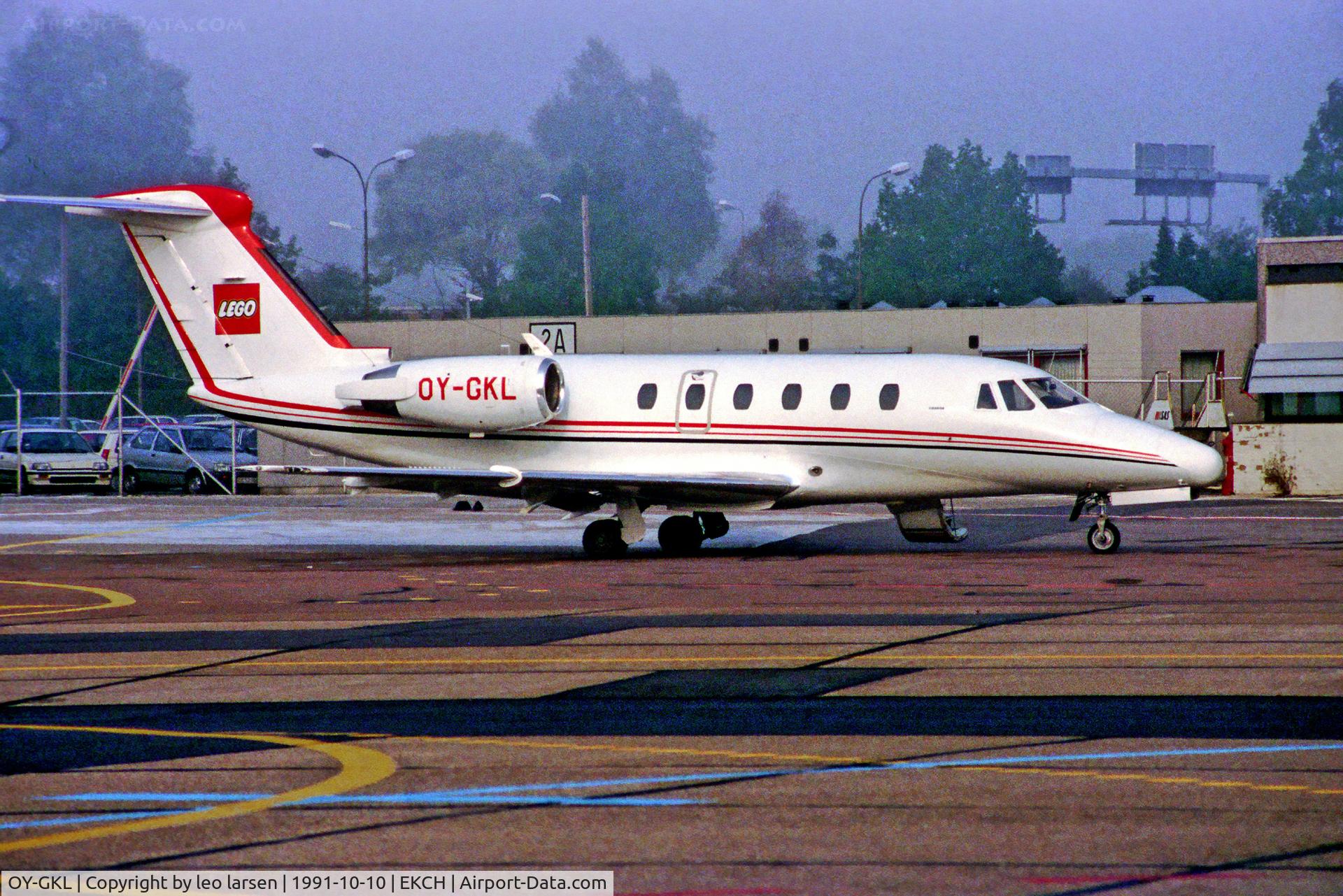 OY-GKL, 1984 Cessna 650 Citation III C/N 650-0043, Copenhagen Kastrup 10.10.91