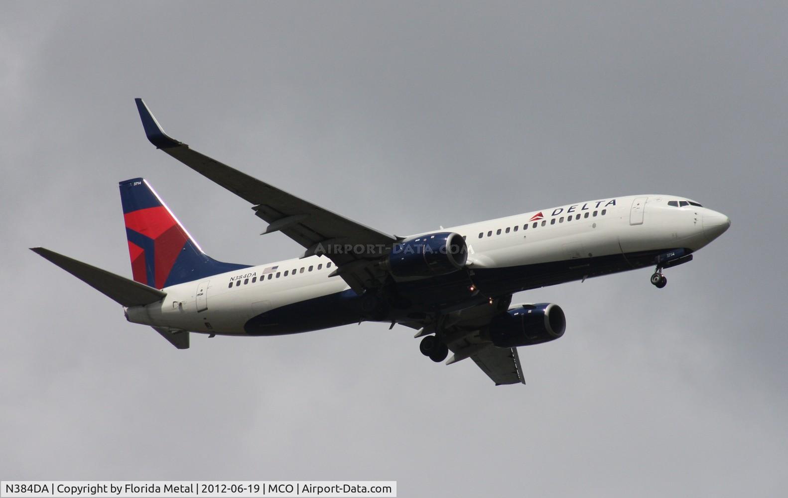 N384DA, 1999 Boeing 737-832 C/N 30347, Delta 737-800