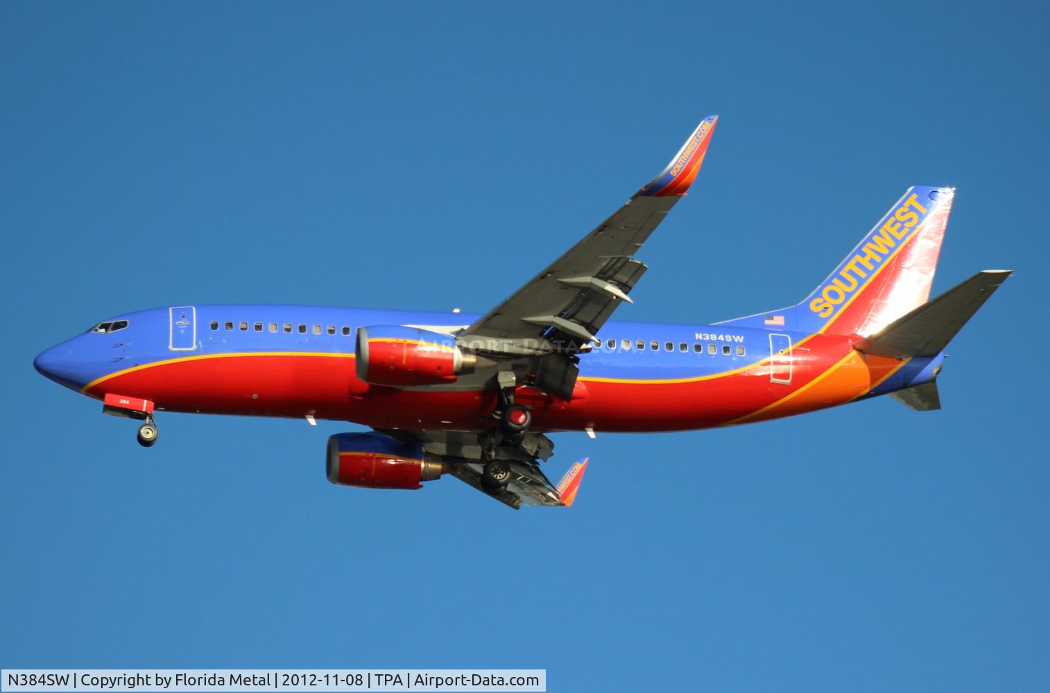 N384SW, 1994 Boeing 737-3H4 C/N 26590, Southwest 737