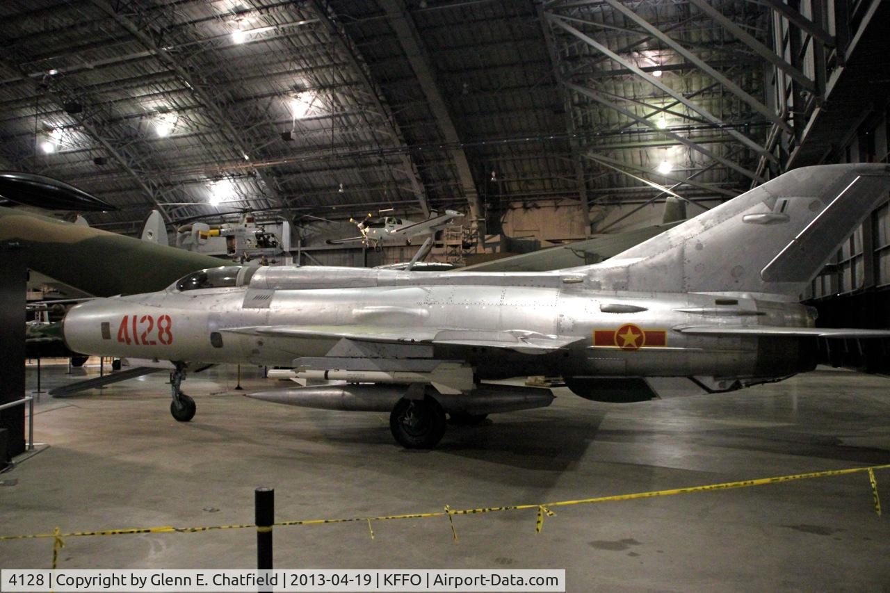 4128, Mikoyan-Gurevich MiG-21PF C/N 760408, At the National Museum of the USAF