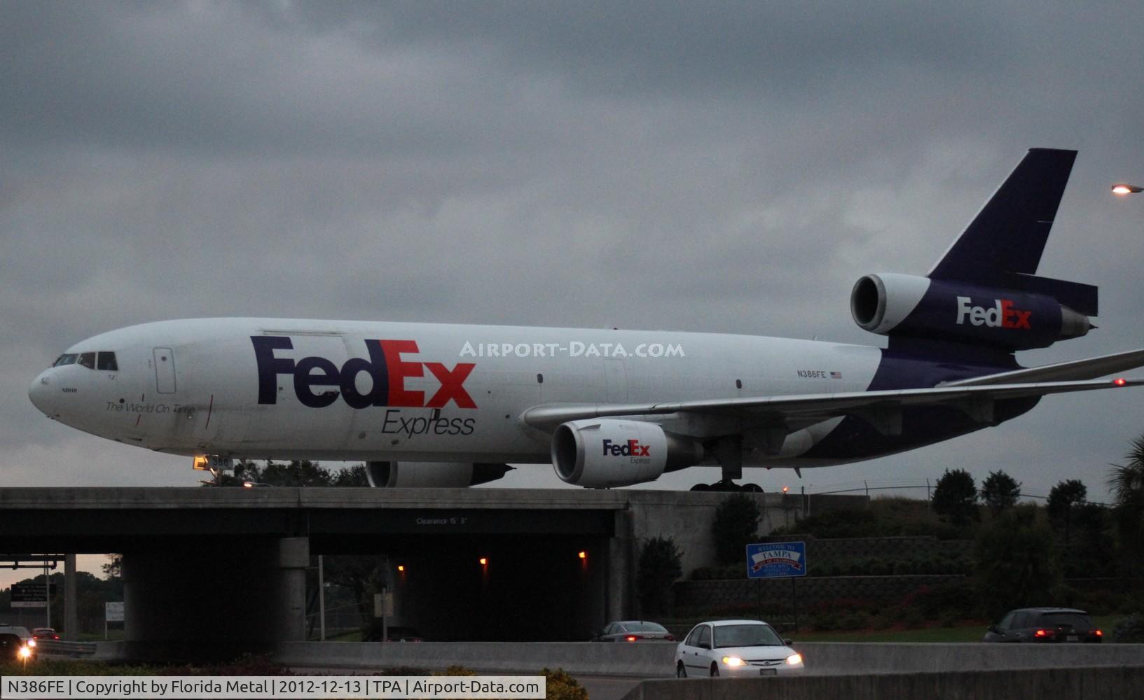 N386FE, 1973 McDonnell Douglas MD-10-10F C/N 46620, Fed Ex MD-10-10F