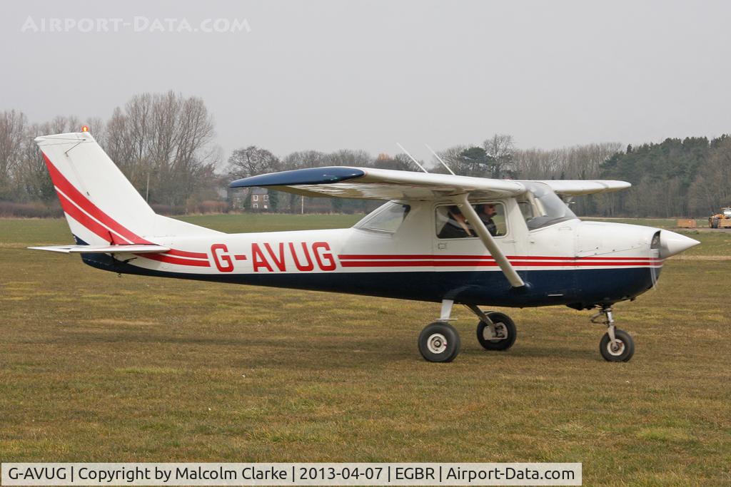 G-AVUG, 1967 Reims F150H C/N 0234, Reims F150H at The Real Aeroplane Club's Spring Fly-In, Breighton Airfield, April 2013.