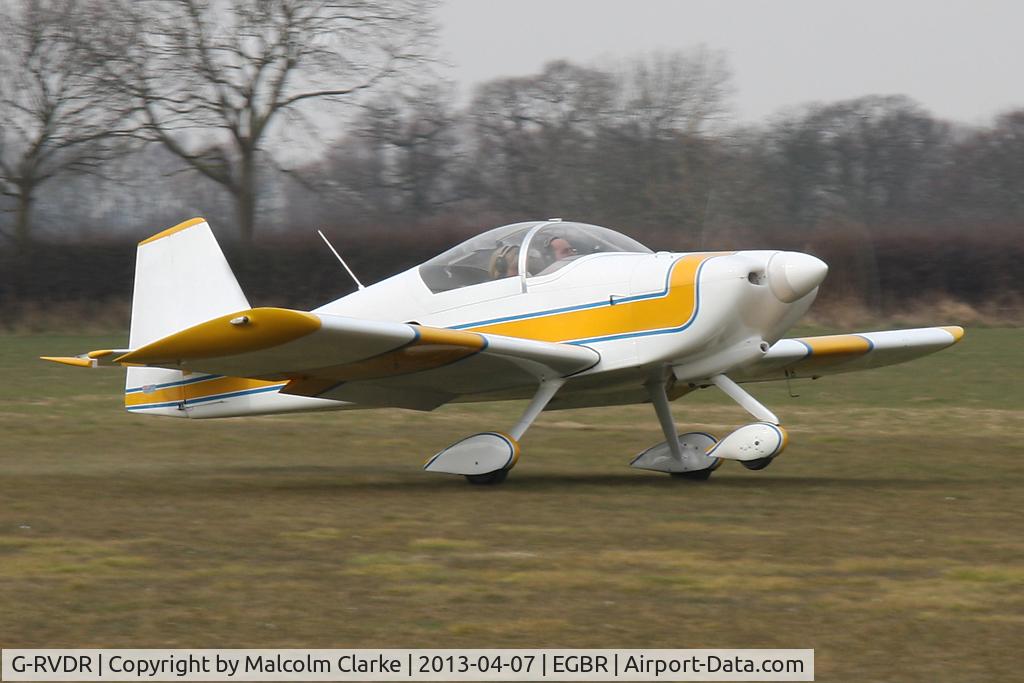 G-RVDR, 2001 Vans RV-6A C/N PFA 181A-13098, Vans RV-6A at The Real Aeroplane Club's Spring Fly-In, Breighton Airfield, April 2013.