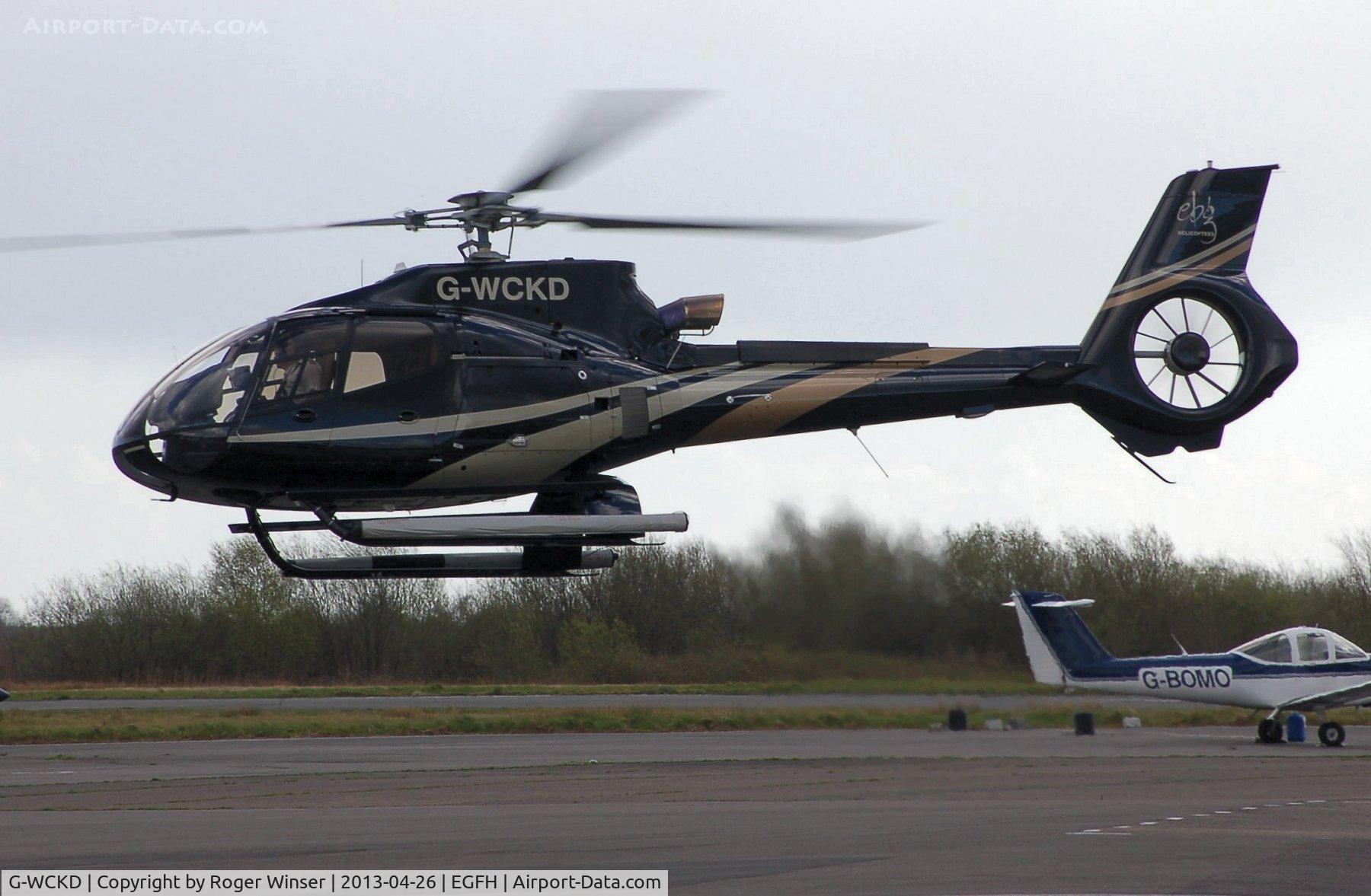 G-WCKD, 2009 Eurocopter EC-130B-4 (AS-350B-4) C/N 4746, Visiting EC-130 operated by Batchelor Aviation.