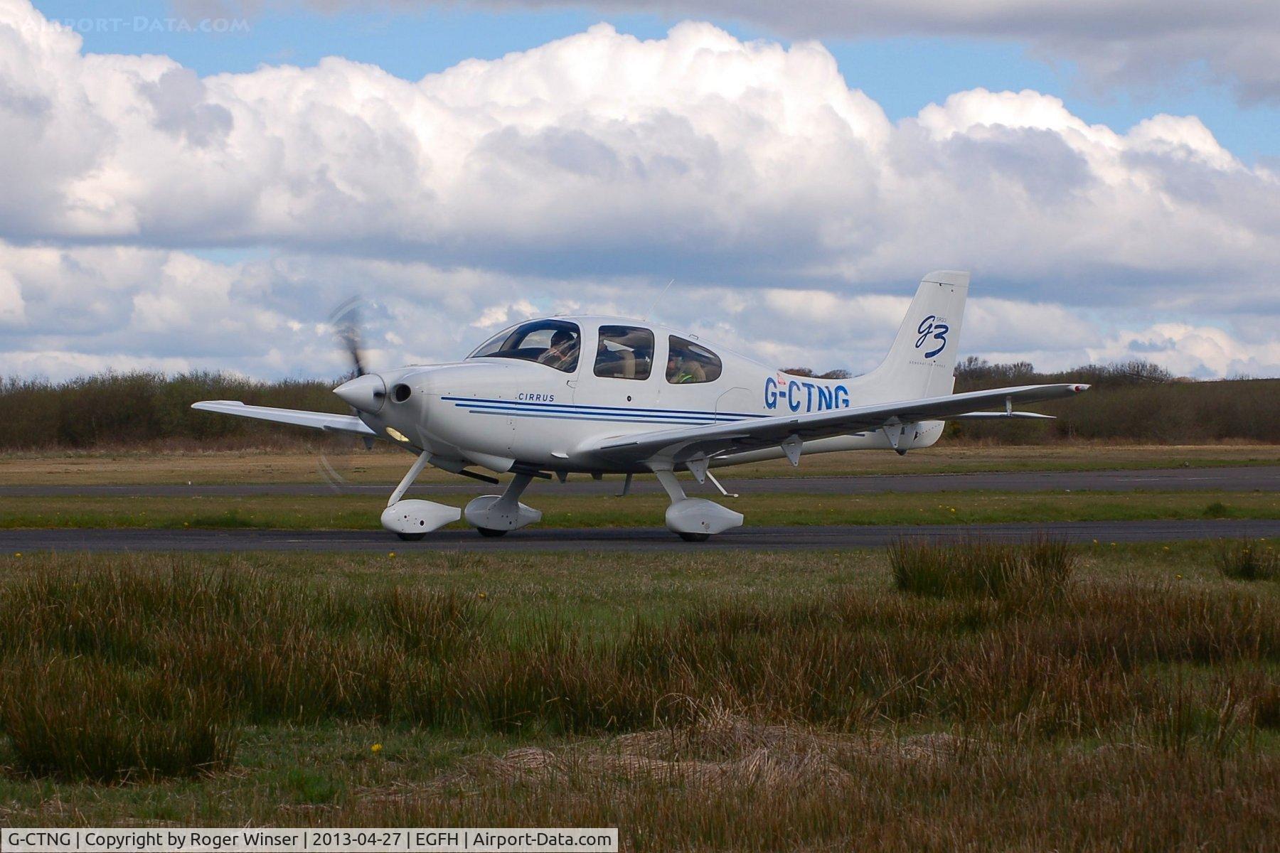 G-CTNG, 2008 Cirrus SR20 C/N 2012, Visiting SR20.