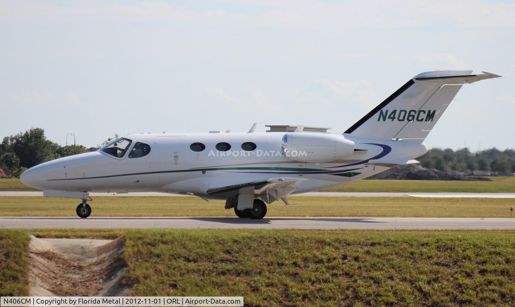 N406CM, 2007 Cessna 510 Citation Mustang Citation Mustang C/N 510-0015, C510 Mustang leaving NBAA