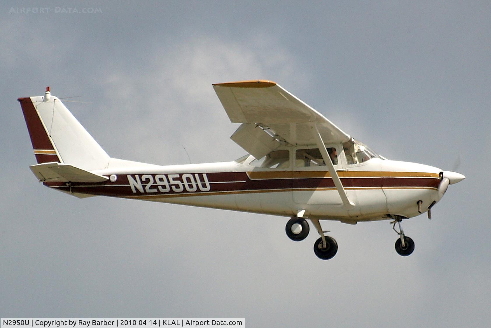 N2950U, 1963 Cessna 172D C/N 17250550, Cessna 172D Skyhawk [172-50550] Lakeland-Linder~N 14/04/2010