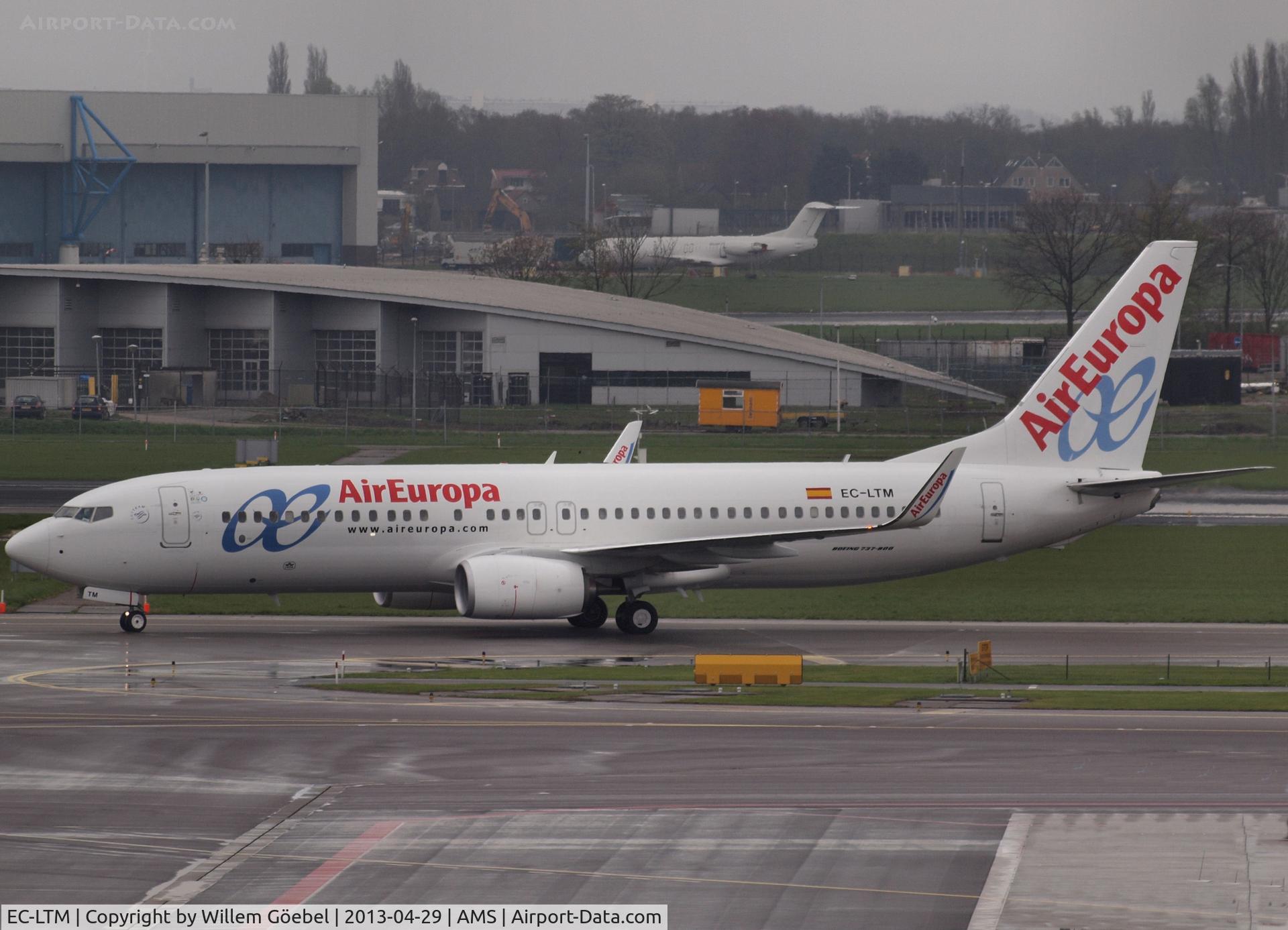 EC-LTM, 2012 Boeing 737-85P C/N 36591, Taxi to runway 24 of Schiphol Airport