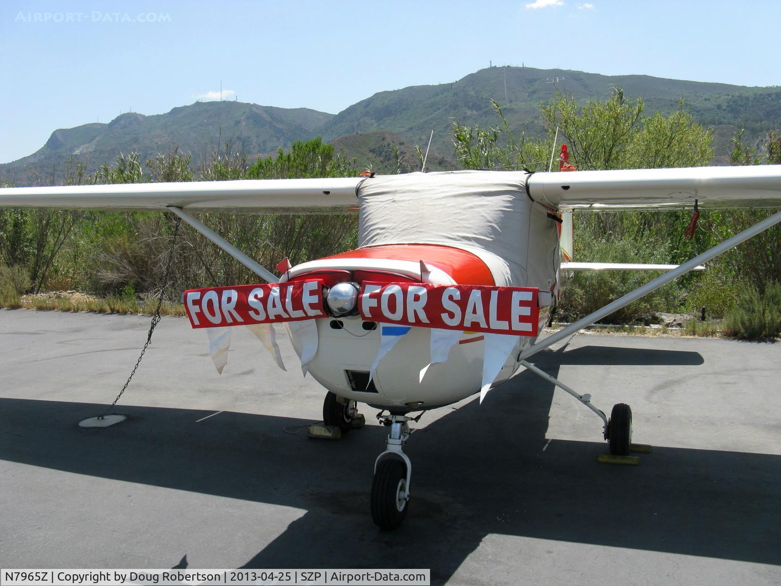 N7965Z, 1963 Cessna 150C C/N 15060065, 1963 Cessna 150C, Continental O-200 100 Hp, this aircraft is FOR SALE by caring owner.