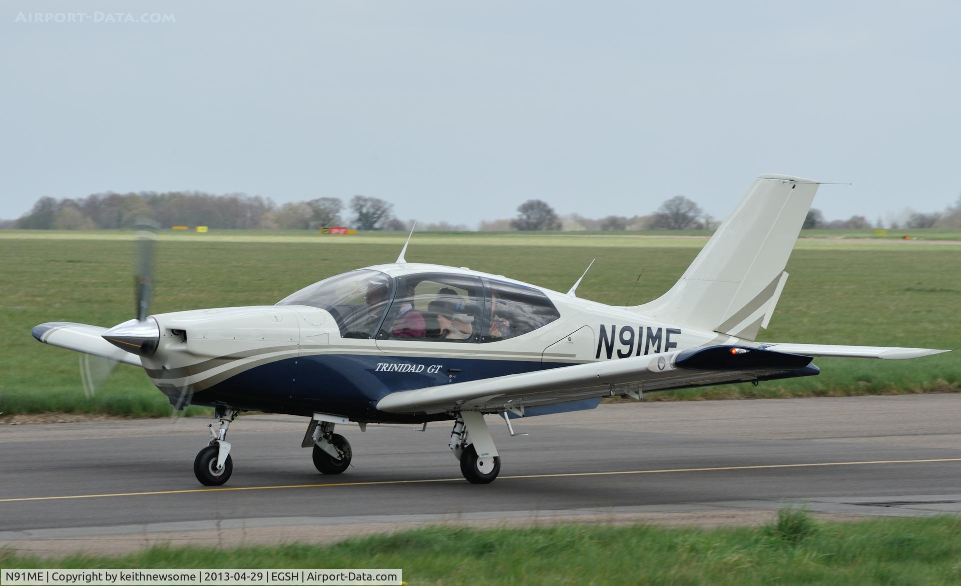 N91ME, Socata TB-20 Trinidad C/N 2152, Mid morning arrival.